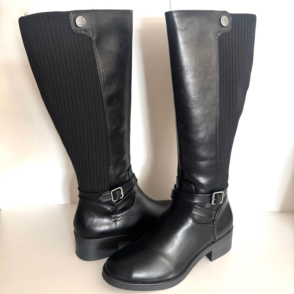 Life Stride Black Over the Knee Boots - Picture 13 of 16